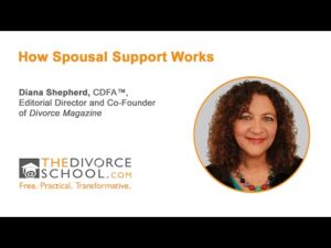 how spousal support works