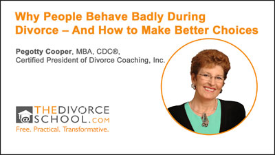 Why people behave badly during divorce